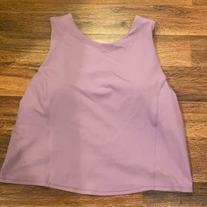 Purple lululemon tank top